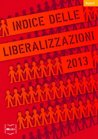 Indice delle liberalizzazioni 2013 ibllibri